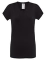 Dames T-shirt V hals JHK Sicilia Zwart